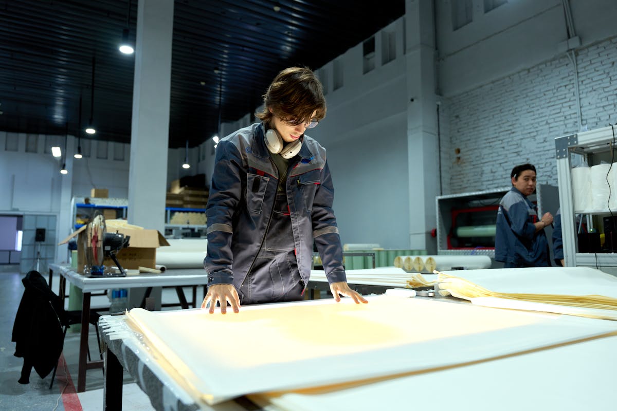 Technical quality inspection in a production facility